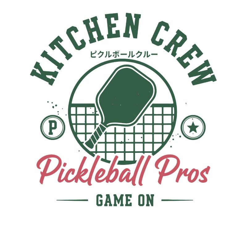 Pickleball Kitchen Crew Pros Game On Funny Player