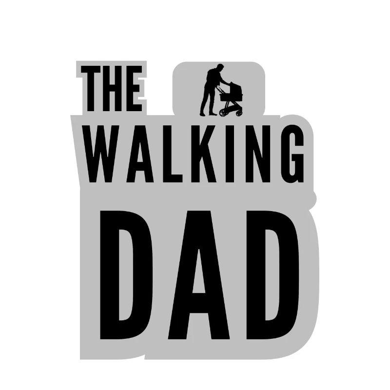 The Walking Dad Stroller Baby Black Grey