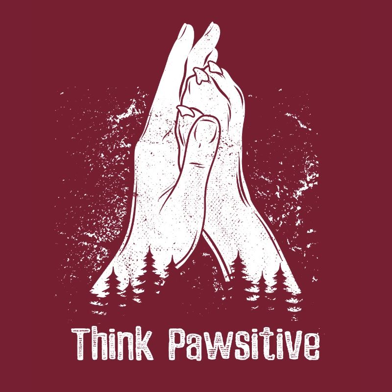 Think Pawsitive - Main + Patte de chien - High Five