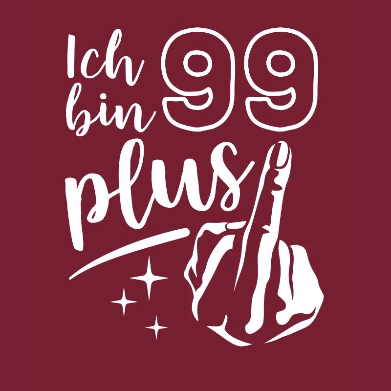 Ich bin 99 plus 1, Mittelfinger 100. Geburtstag