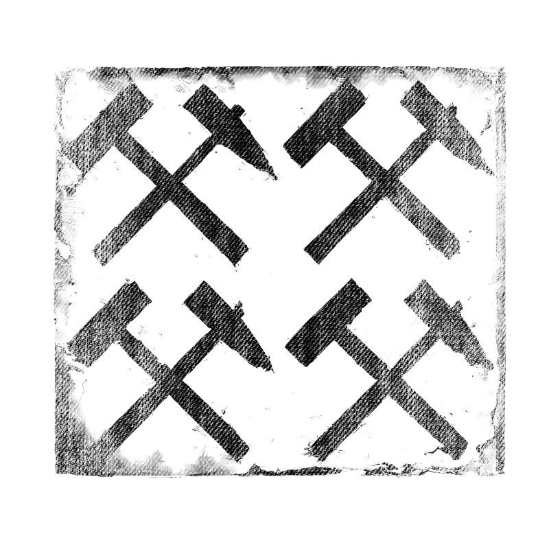 Maillet et cadeau d’exploitation minière de fer