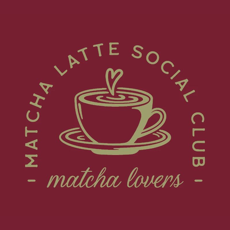 Matcha latte vert aesthetic