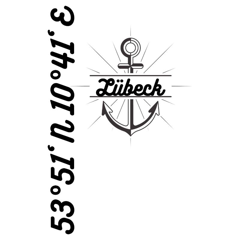 Lübeck coordinates Maritime motif