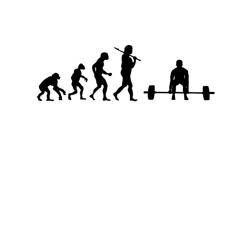 Evolution Gewichtheber