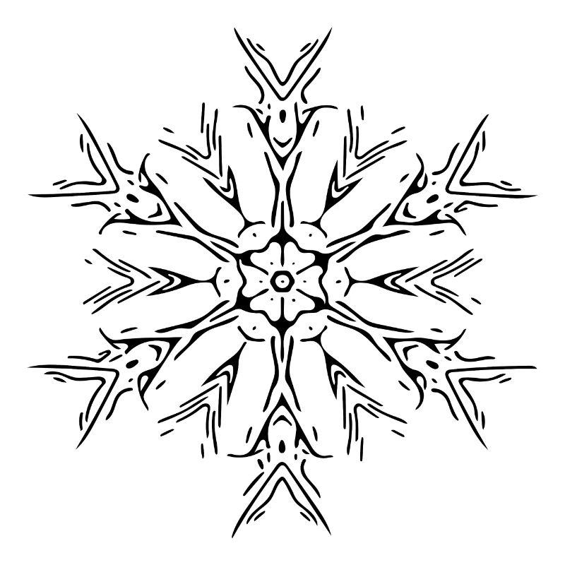 Mandala Lines Abstract Shape Pattern