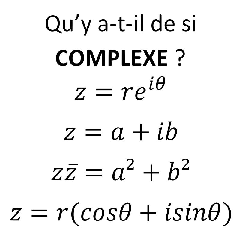 Nombres complexes