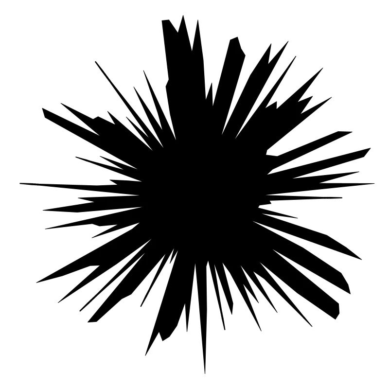 Conception de blast explosion destruction