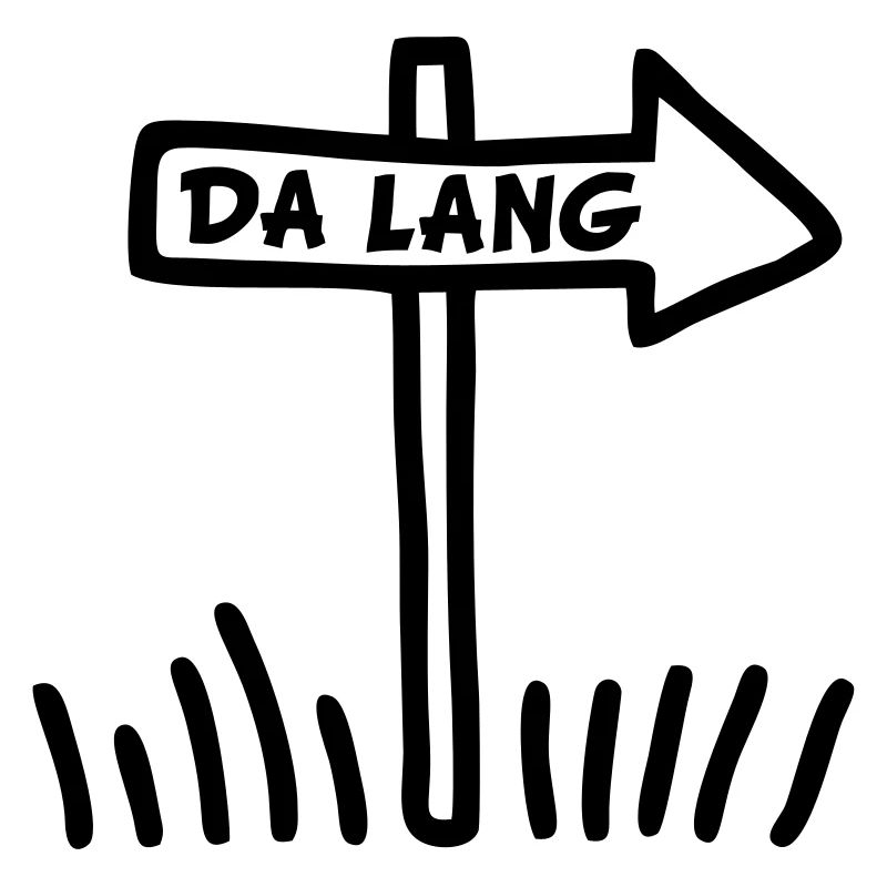 Da lang - rechts