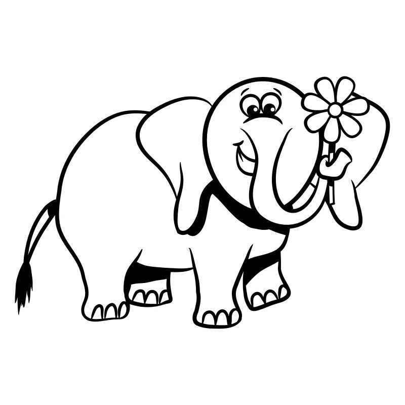 Elefant süss witzig comic