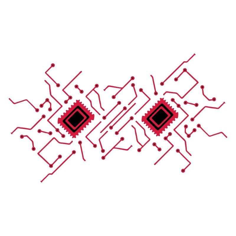 circuitry technology lines microchip disk pattern