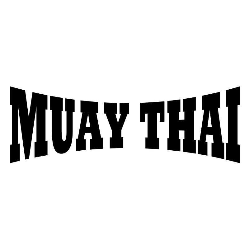 Muay Thai Schriftzug