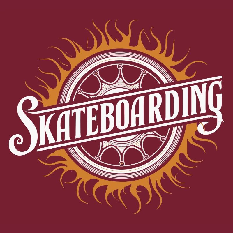 Skateboarder Thrill Deck Tricks Rampen Style