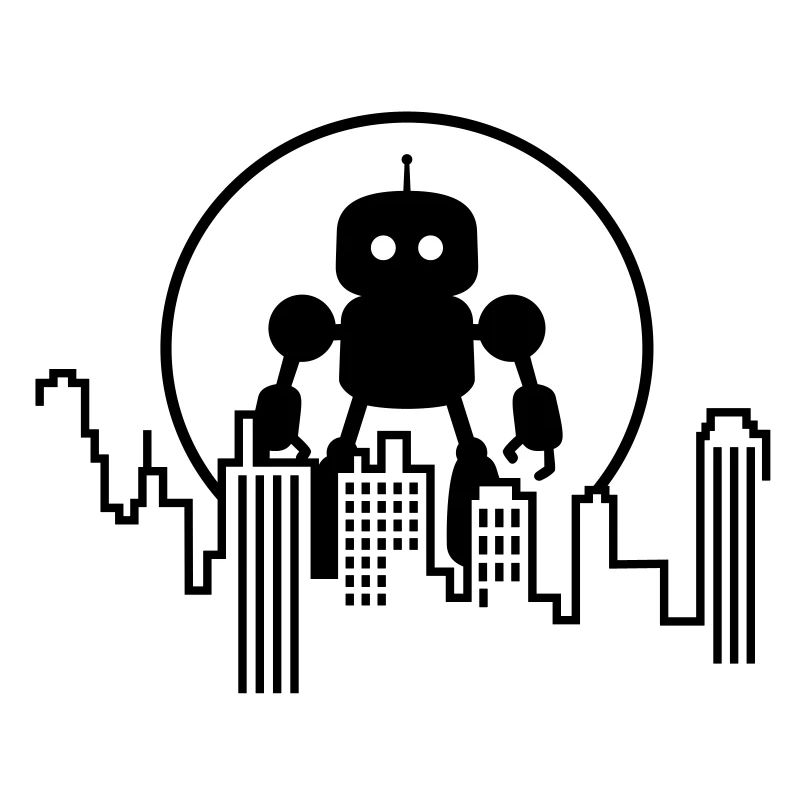 Futuristische Robot Skyline – Android