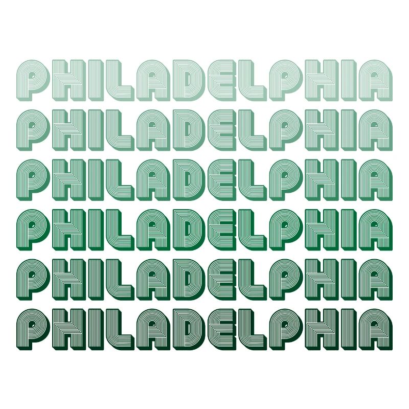 Philadelphia Typography Pattern