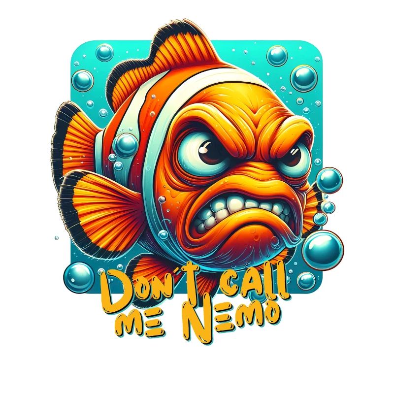 Wütender Clownfisch - Don`t call me Nemo