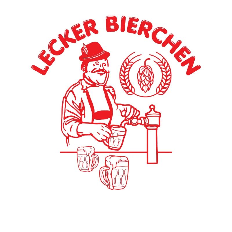 Lustiges lecker Bierchen Döner Retro Design