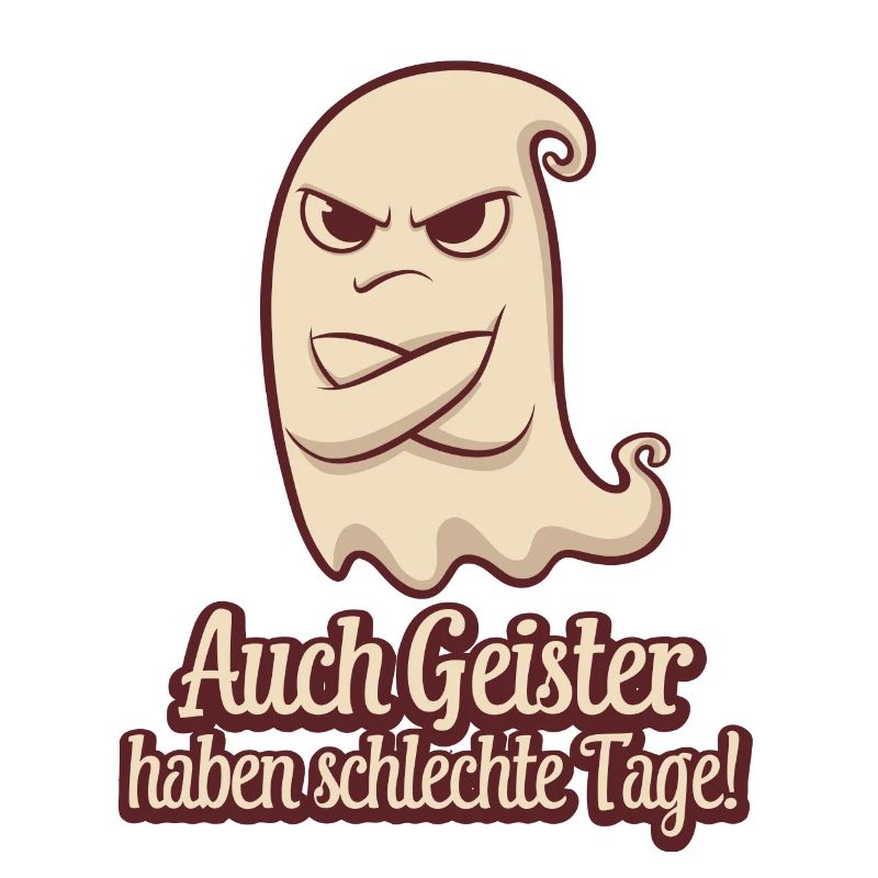 Grimmiger Geist Spruch Shirt
