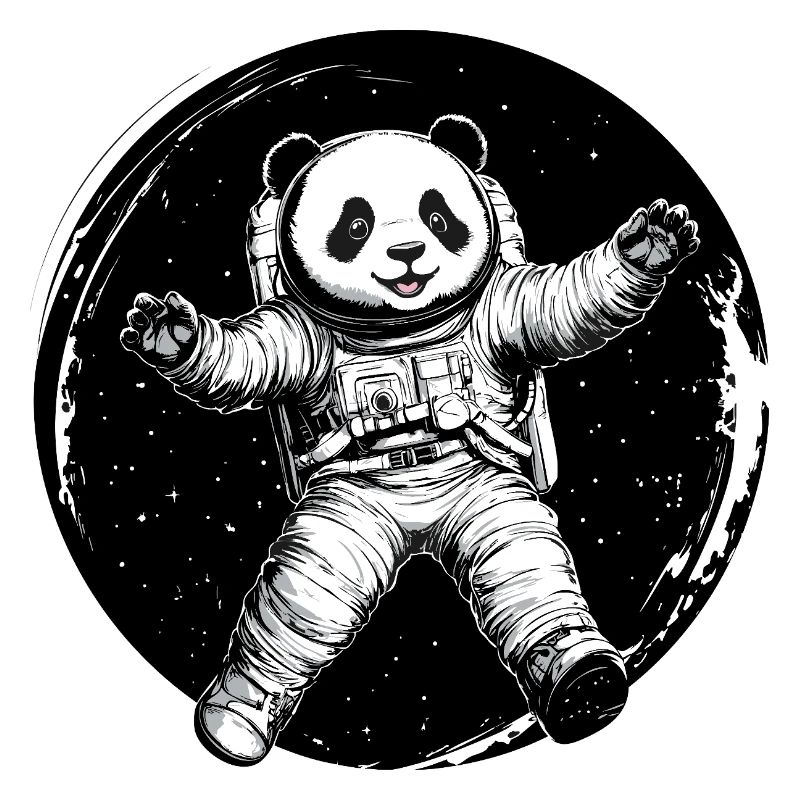 Astronaut Panda – Cute Space Explorer
