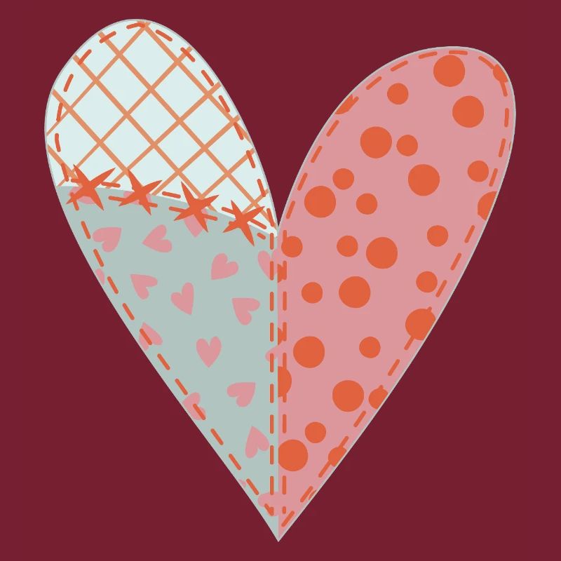 Patchwork Herz Nr. 11