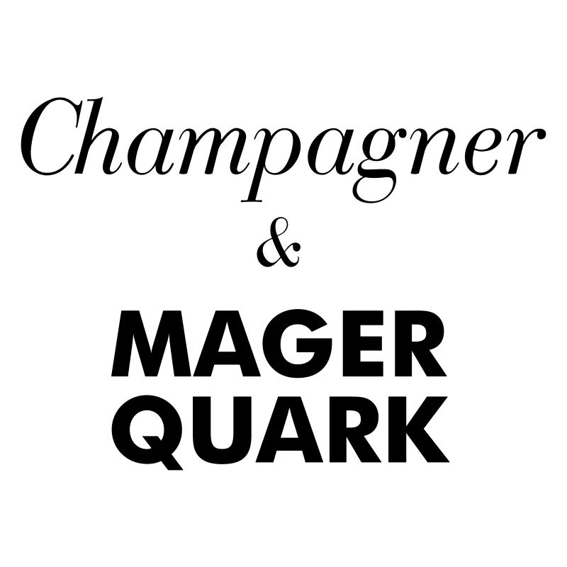 Low-fat quark funny sparkling wine
