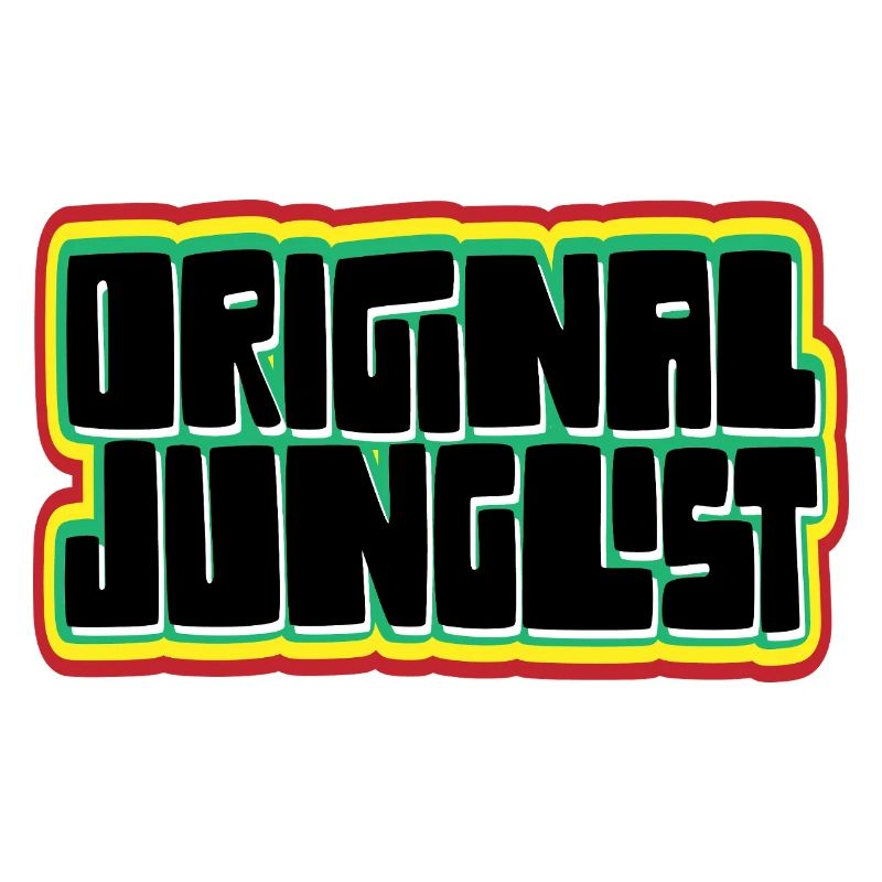 Original Junglist DNB Emblem