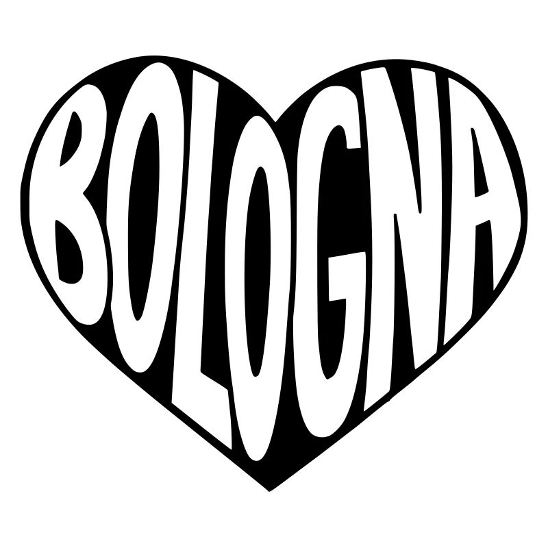 Typographie du cœur de Bologne