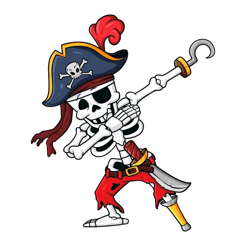 Pirate Skeleton Hook Strike