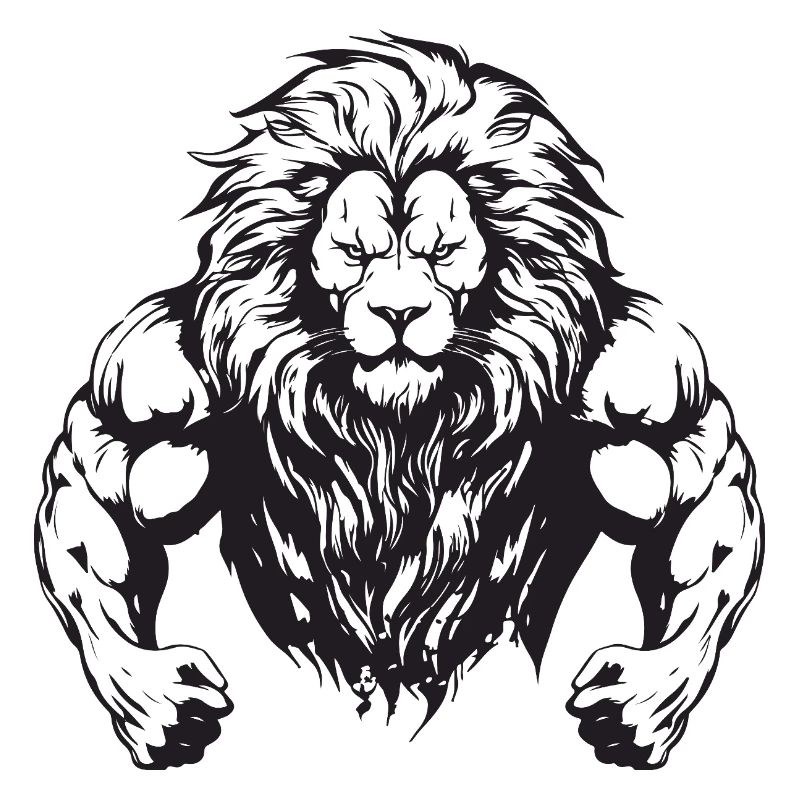 Muscles Lion