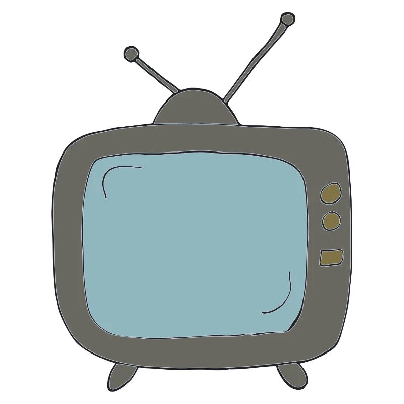 fernseher comicstyle