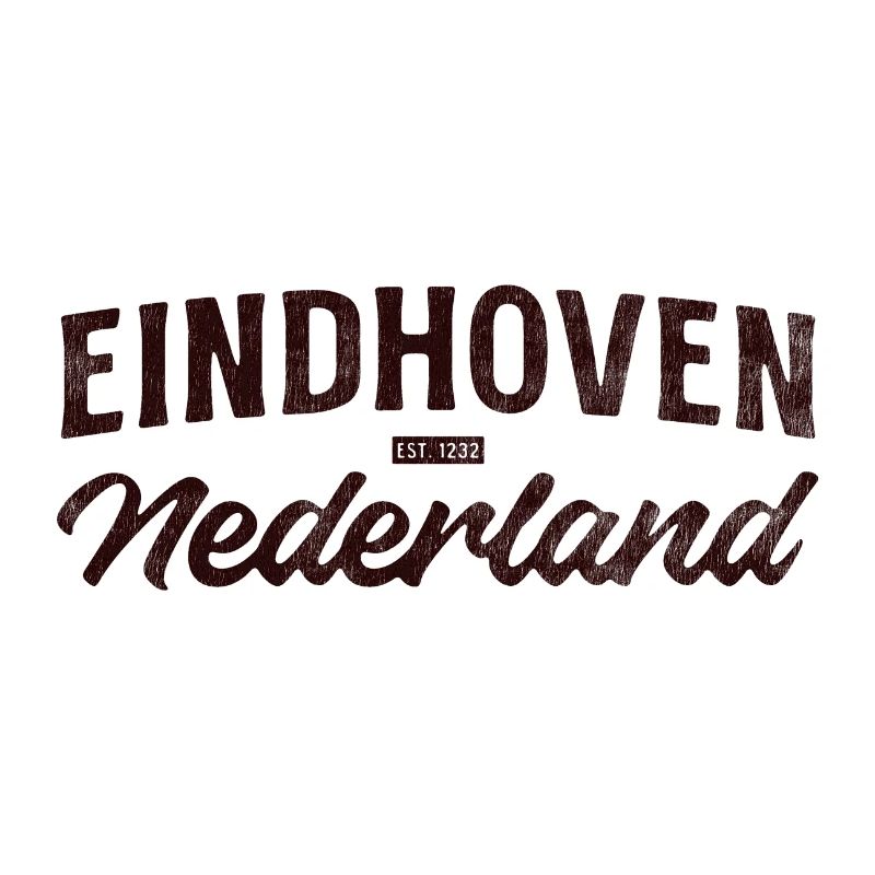 Eindhoven Nederland Script Logo