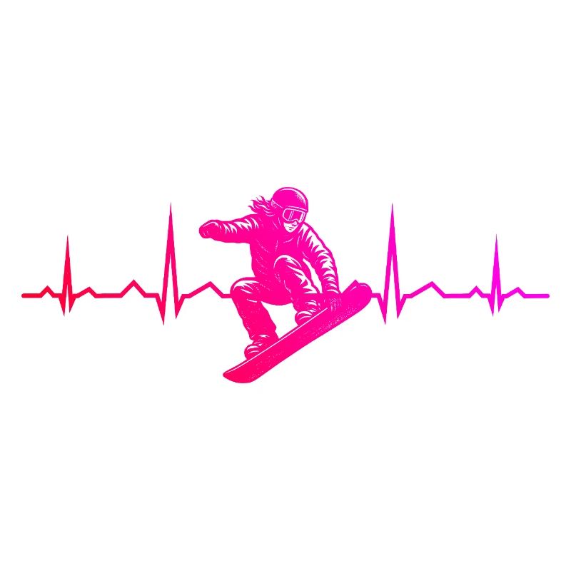 Klare Snowboard Botschaft