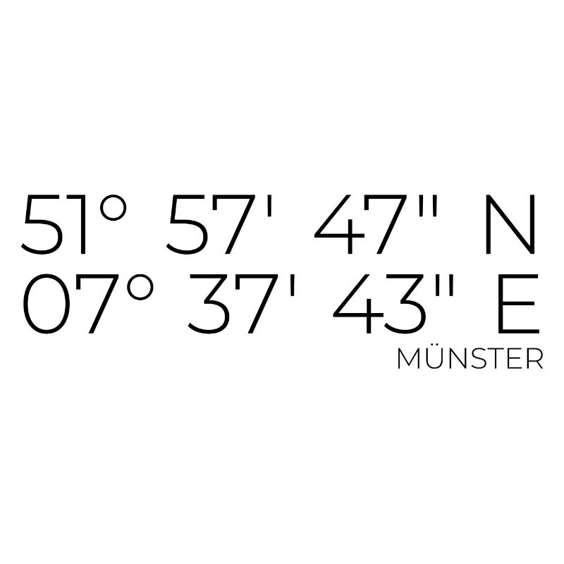 Coordinates Münster