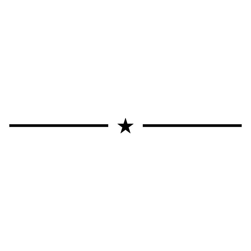 Linie Stern Symbol