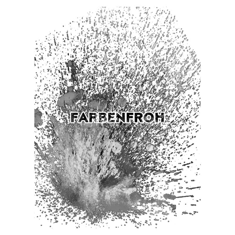FARBENFROH Splatter Noir