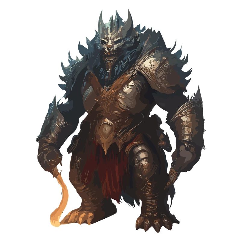 Dämonischer Krieger