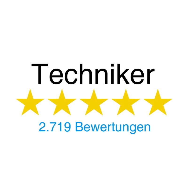 Techniker mit Bewertung