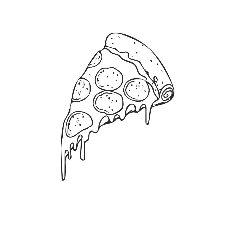Pizza Stück