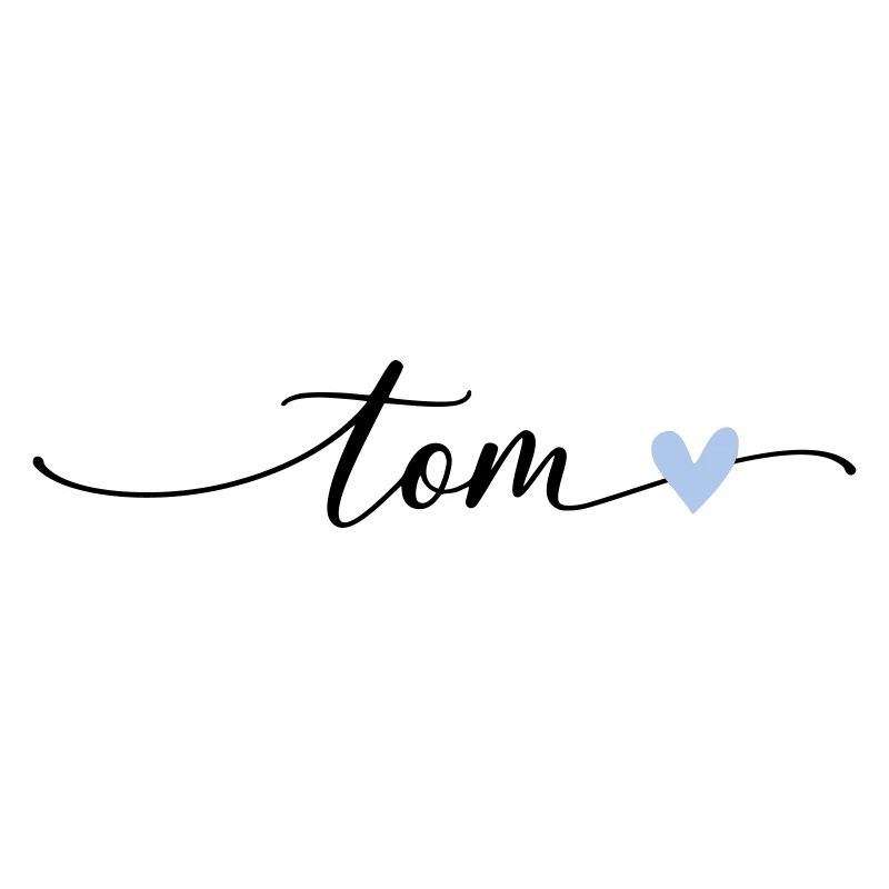 Tom Name Calligraphy Font