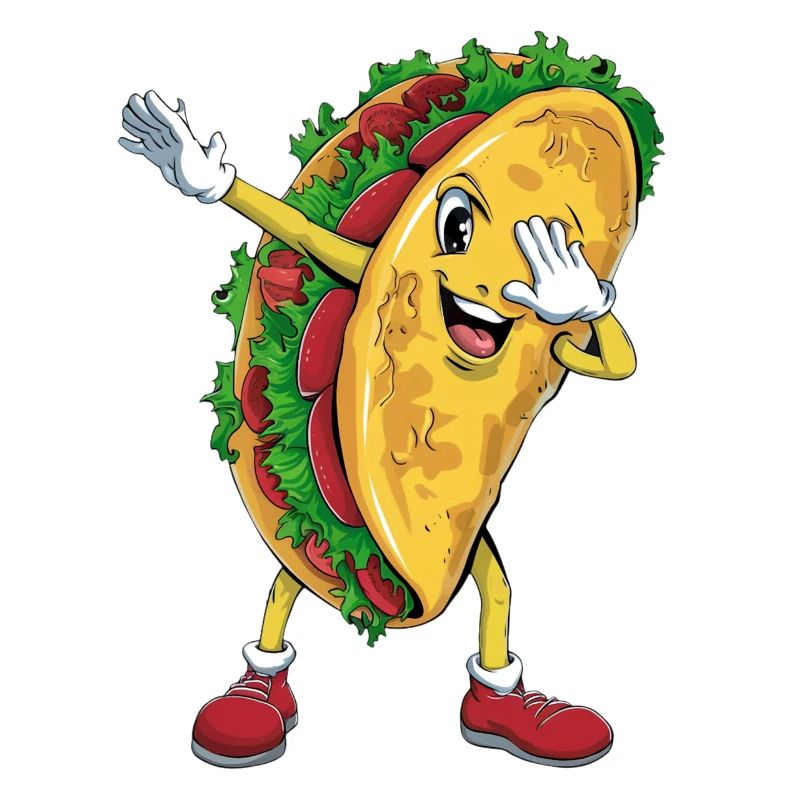 Dabbing Taco Cinco De Mayo Taco Dab Dance Cadeaux