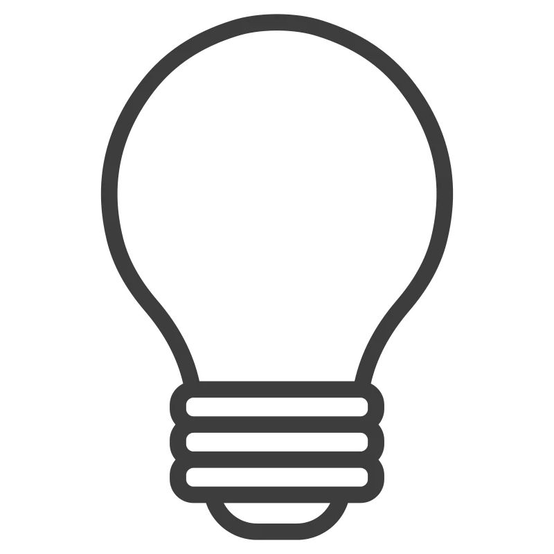 Light Bulb Line Icon