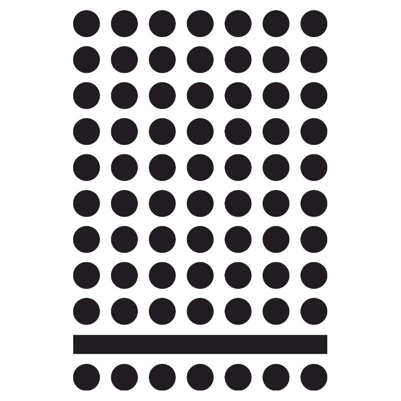Monochrome Dot Grid Pattern