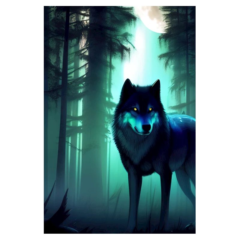 Wolf im Wald
