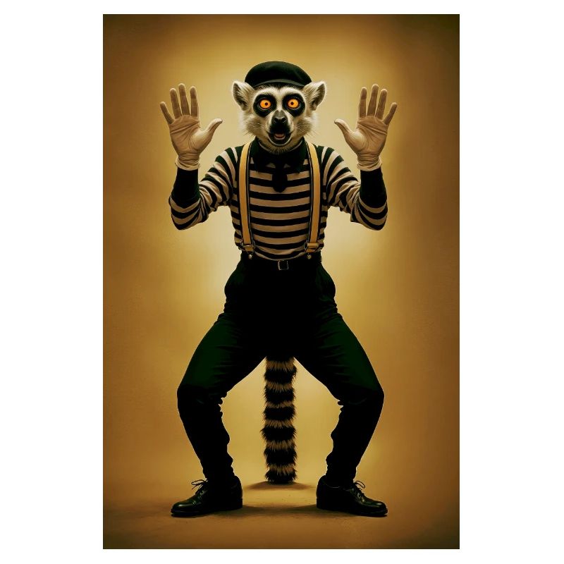 Lemur Humanoid Pantomime
