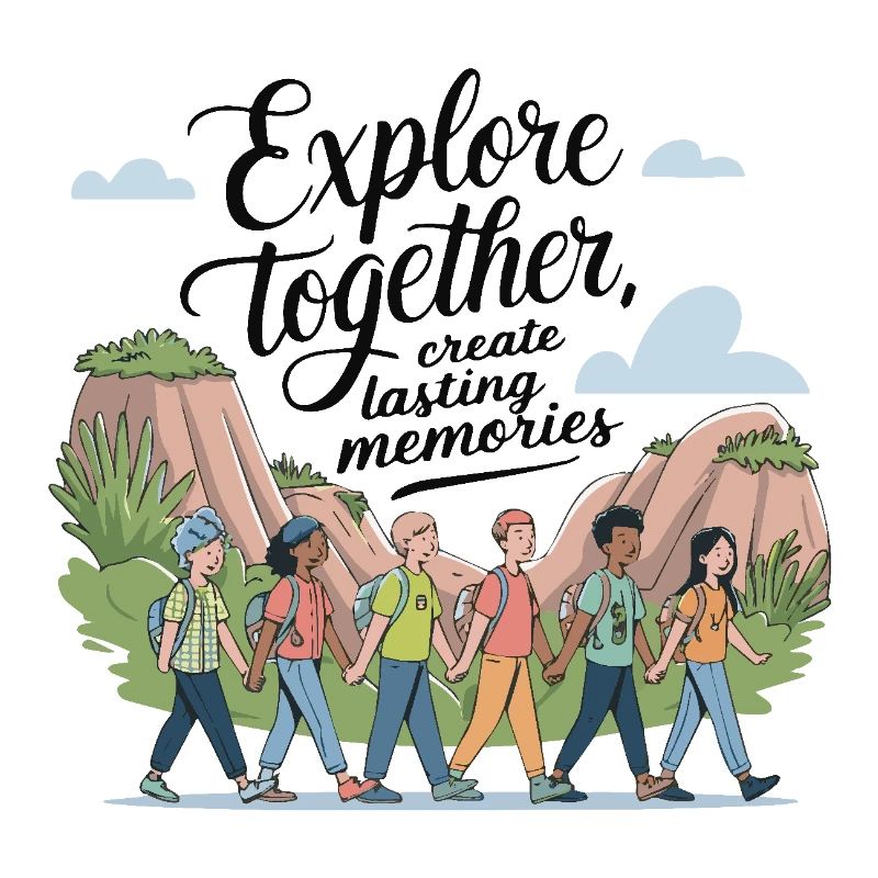 Explorez ensemble adevnture citation de voyage art texte