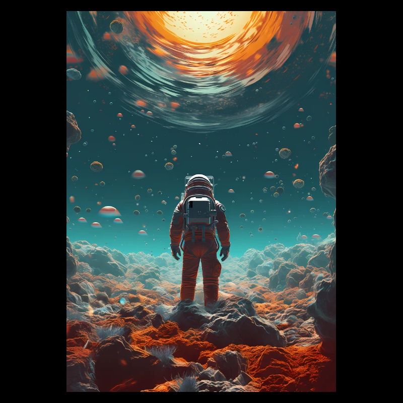 Astronaute dans l’espace