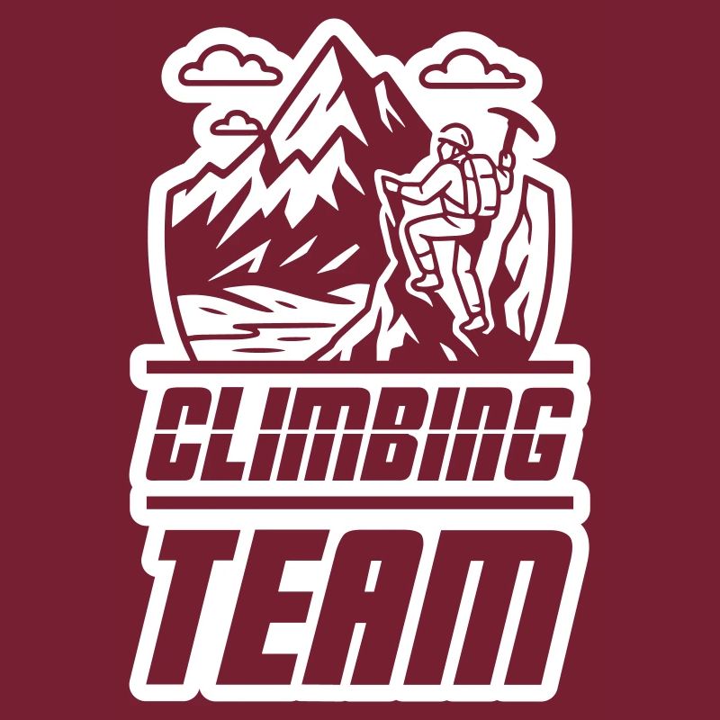 Bergsteiger Team Klettern