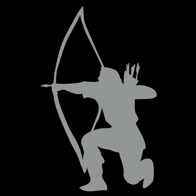 Longbow Archer kneeling stance