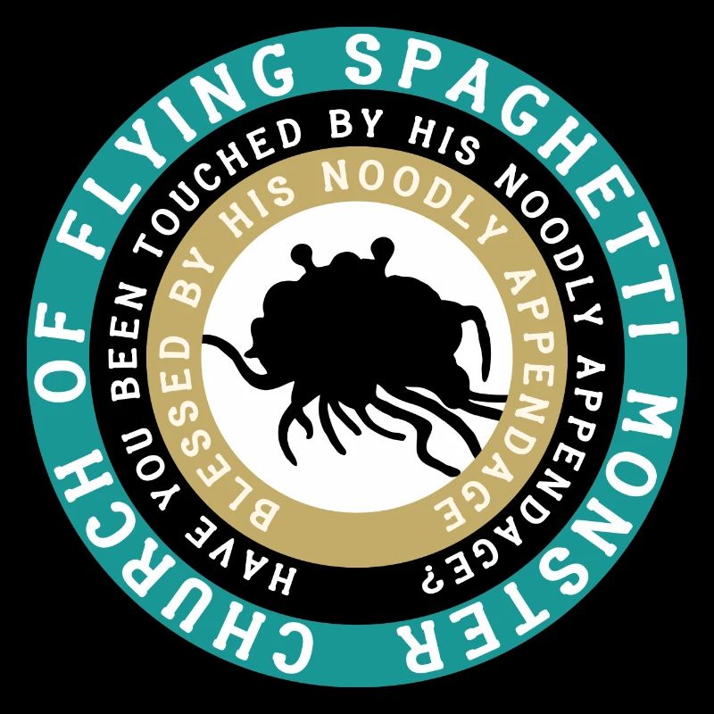 Pastafarian KIRCHE DES FLIEGENS SPAGHETTI MONSTER