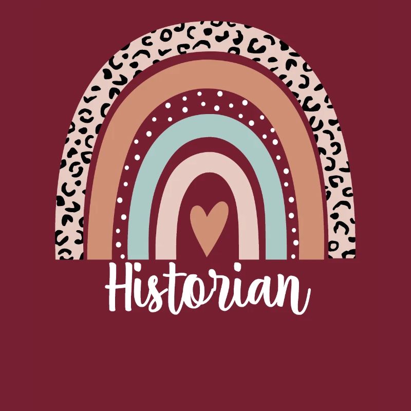 Historian Rainbow Leopard Funny Historian