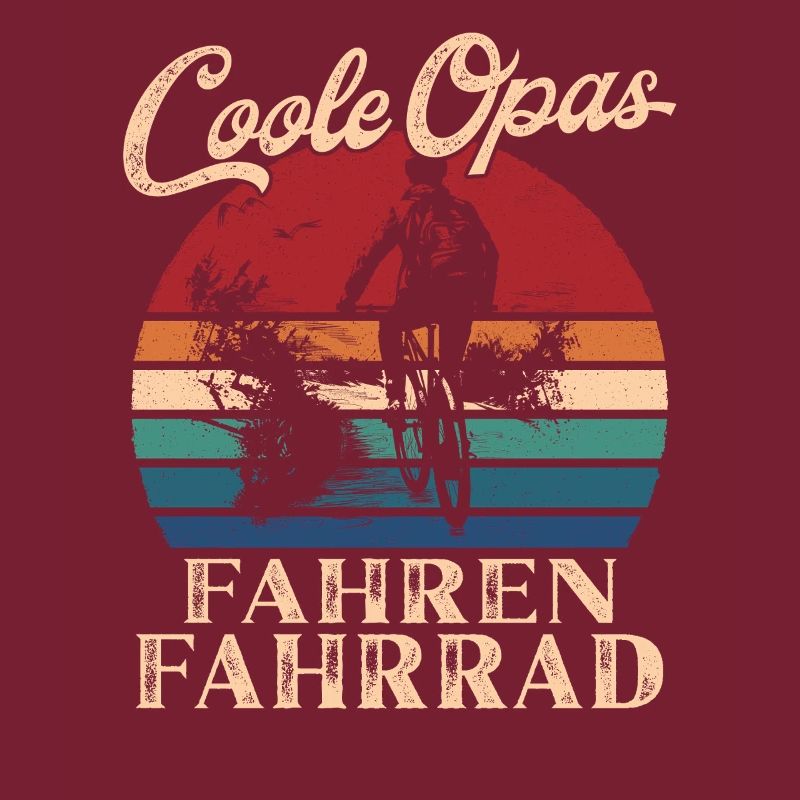 Cool Mpas Faisant Du Vélo Rétro Papy